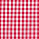 Katoenen stof Vichy - 1 cm – chili,  thumbnail number 1