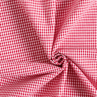 Katoenen stof Vichy - 0,2 cm – chili, 