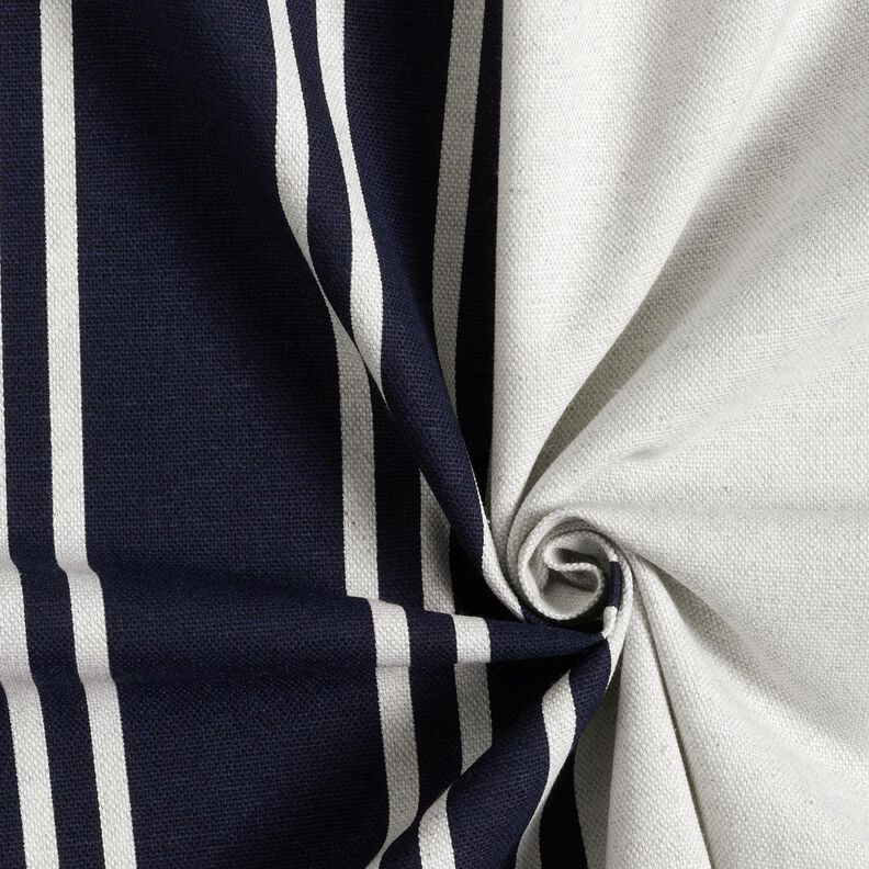 Decostof Panama Blokstrepen – zwart blauw/nevelgrijs, image number 3
