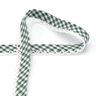 Biasband Vichy ruit met gehaakte rand [20 mm] – donkergroen,  thumbnail number 1