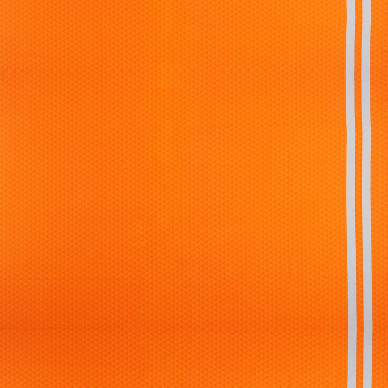 French Terry sommersweat Borduurstof Bouwvakker zijn – lichtoranje/zilvergrijs,  image number 5