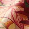 Outdoorstof Canvas Exotische bladeren – karmijnrood/lila,  thumbnail number 2