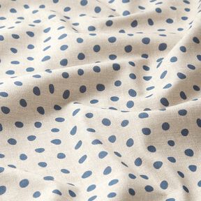 Decostof Half panama losse punten – blauw/cashew, 