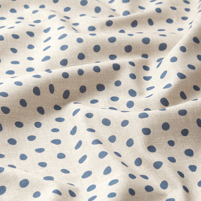 Decostof Half panama losse punten – blauw/cashew,  image number 2