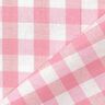 Katoenen stof Vichy ruit 1,7 cm – roze/wit,  thumbnail number 3