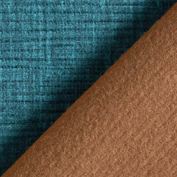 Bekledingsstof fluweelzachte weblook – blauw, image number 3