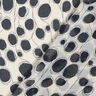 Chiffon abstracte cirkels – wit/zwart,  thumbnail number 4