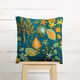 Decostof Half panama Gebladertekunst – oceaanblauw,  thumbnail number 9