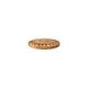 Houten knoop 2-gats  – beige,  thumbnail number 2