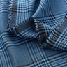 Viscosestof Glencheck – blauw,  thumbnail number 3