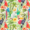 Outdoorstof Canvas Tropische vogel – wit/groen,  thumbnail number 1
