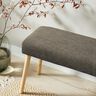 Bekledingsstof zachte stof – donkertaupe,  thumbnail number 6