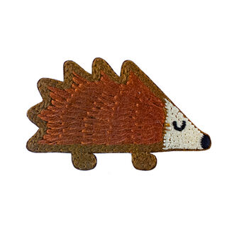 Applicatie  Egels [ 4 x 7 cm ] – bruin, 