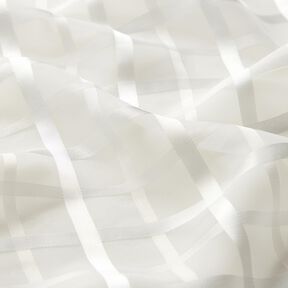 Chiffon vensterruiten – wit, 