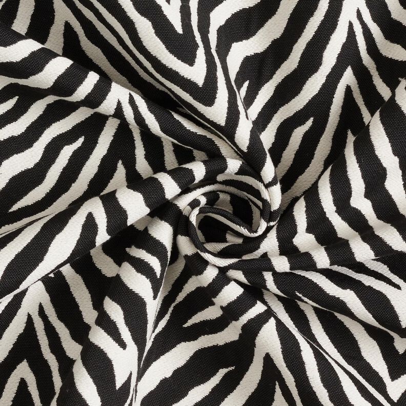 Decostof Jacquard Zebra – ivoor/zwart,  image number 3