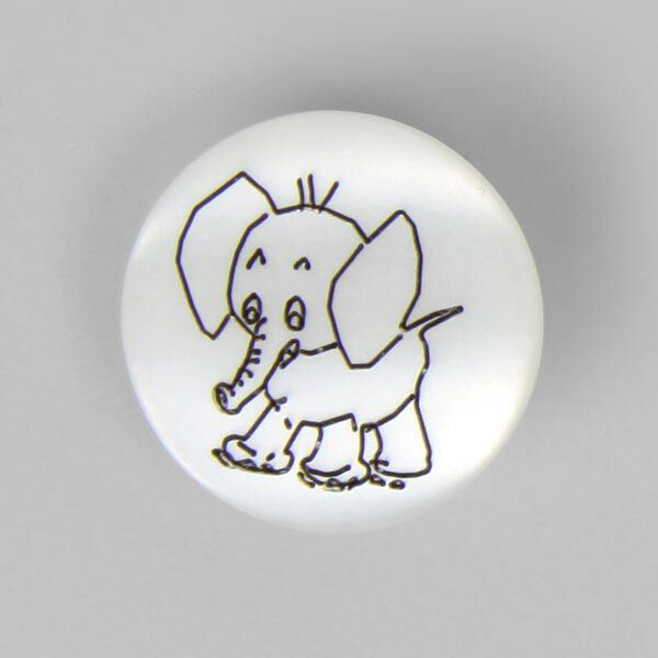 Kunststofknoop, Brilliant Olifant 12, image number 1