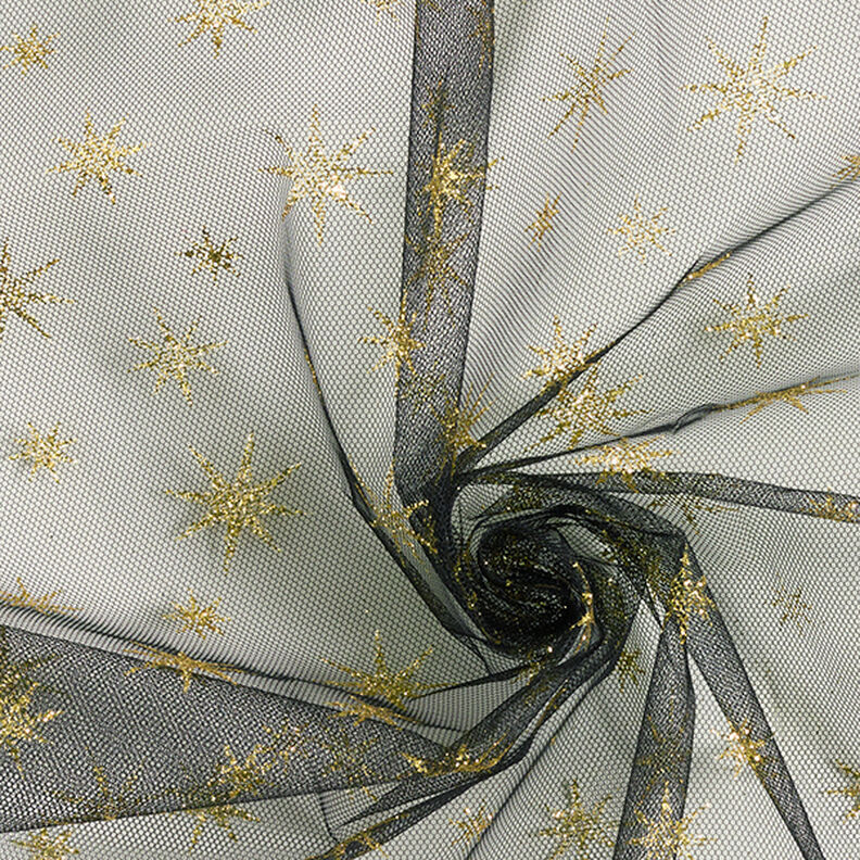 Tule glittersterren – zwart/goud,  image number 3