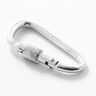 Karabijnhaak – zilver metalen,  thumbnail number 2