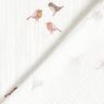 Mousseline/dubbel gehaakte stoffen Vogeltjes – ivoor,  thumbnail number 4