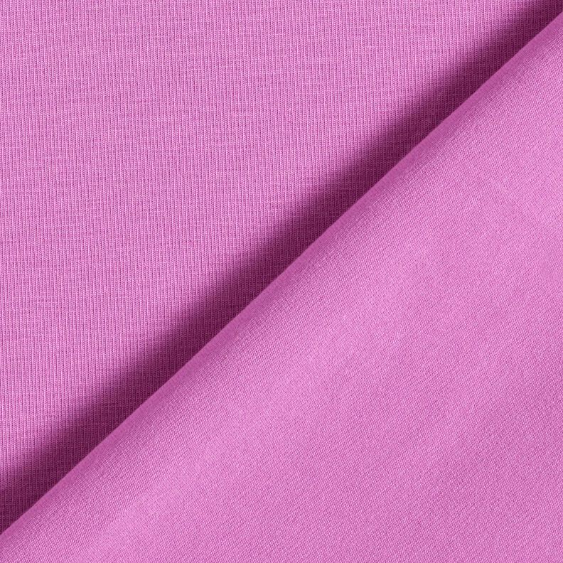 Katoenjersey medium effen – roodlila, image number 5