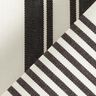 Outdoorstof Canvas Fijne strepenmix – zwart/wit,  thumbnail number 4