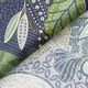 Katoenen stof Cretonne Bladeren – navy,  thumbnail number 4
