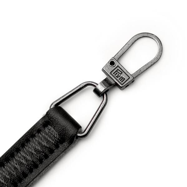 Fashion zipper imitatieleer [ 55 x 9 x 3 mm ] | Prym – zwart,  image number 3