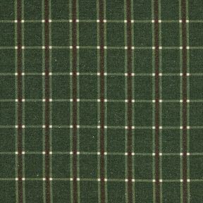 Decostof Half panama elegante ruit – dennengroen/karmijnrood, 
