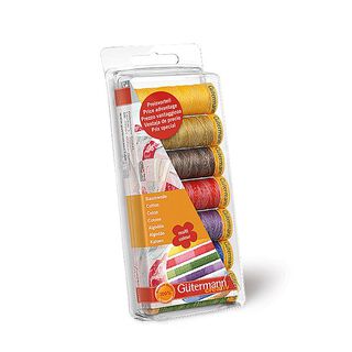 Set met naaigaren katoen multi [100 m | 7 Stuks] | Gütermann CREATIV, 