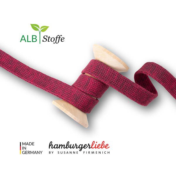 GOTS Hoodiekoord CORD ME Melange [ 20 mm ] | Albstoffe | Hamburger Liebe,  image number 1