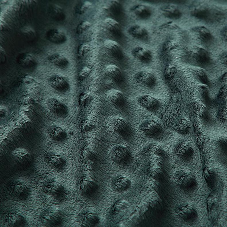 Gezellige fleece reliëfpunten – donkergroen,  image number 2