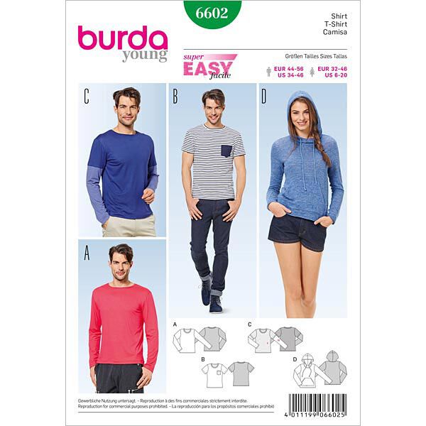 Shirt, Burda 6602,  image number 1