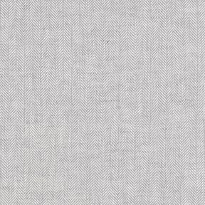 Linnen-katoenmix visgraat &ndash; zilver, 