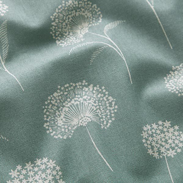 Decostof Half panama Paardenbloemen – natuur/riet,  image number 2