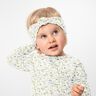 Ribjersey Aquarel bloemenweide – ivoor,  thumbnail number 6