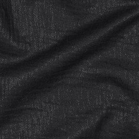 Mousseline/dubbel gehaakte stoffen Fijne glinsterende stippen | Poppy Fabrics – zwart, 