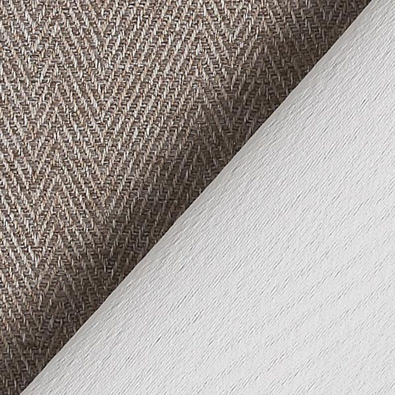 Verduisteringsstof Visgraat – taupe,  image number 4