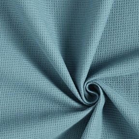 Wafelpiqué mini – duifblauw, 