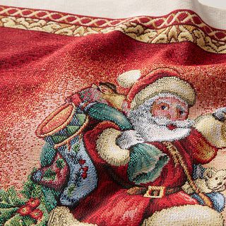 Decostof tapijtstukKerstman – karmijnrood, 