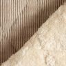 Doorgestikte stof Corduroy met bonten ruiten – taupe,  thumbnail number 5