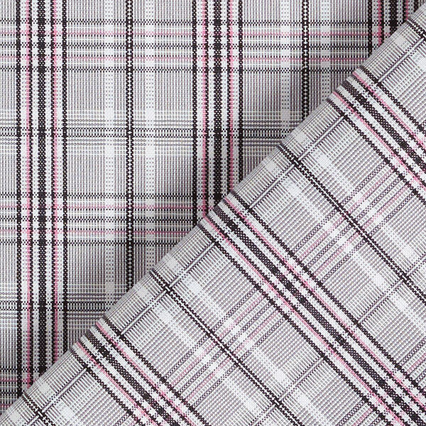 Overhemdenstof Viscosemix Ruitjespatroon – roze, image number 4