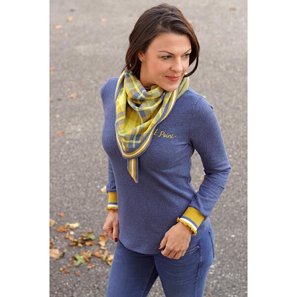 Biologische jacquardbanden STRIPE ME GLAM  [200 CM | 3,5 CM]  | Albstoffe | Hamburger Liebe,  image number 2