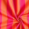 Decostof Half panama Blokstrepen – intens roze/oranje,  thumbnail number 3