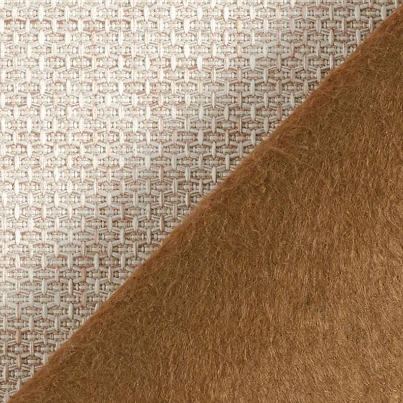Bekledingsstof Honingraatstructuur – lichtbeige,  image number 3