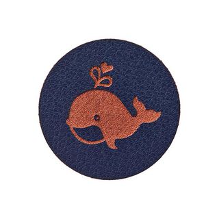 Decoratie walvis [ 23 mm ] – marineblauw, 