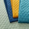Bekledingsstof doorgestikte fluwelen honingraten – marineblauw,  thumbnail number 5