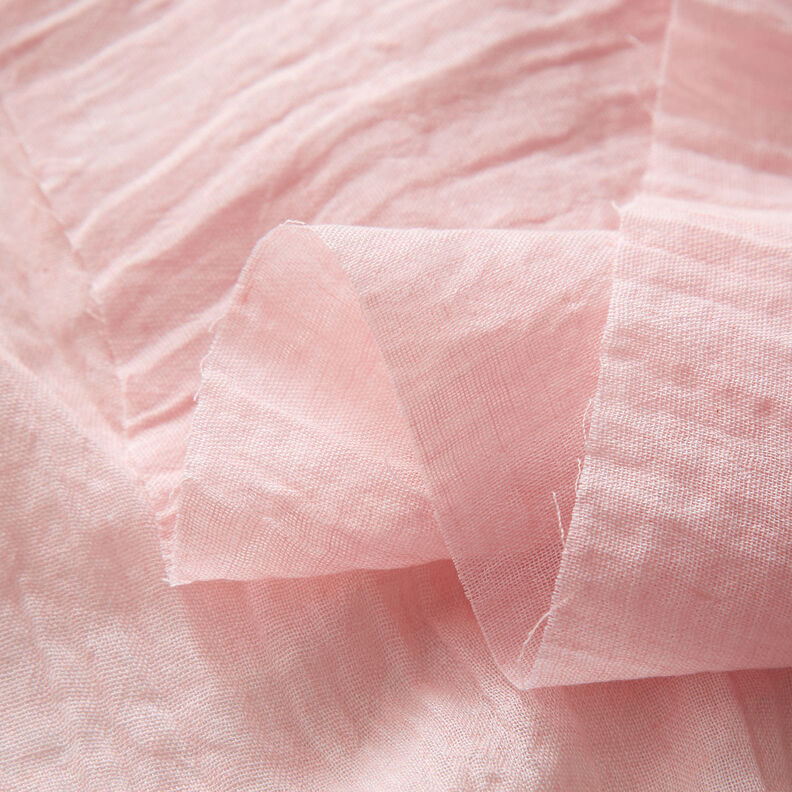 Voile gecrashed melange – lichtroze,  image number 3