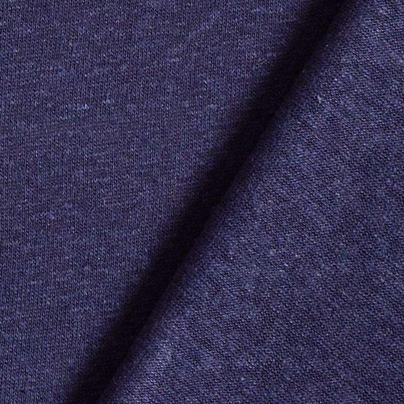 Fijngebreid viscose-linnen-mix – marineblauw,  image number 3