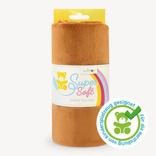 Pluche SuperSoft SHORTY [ 1 x 0,75 m | 1,5 mm ] - lichtbruin | Kullaloo, 