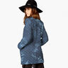 Doorgestikte stof chambray anker tie-dye – jeansblauw,  thumbnail number 7